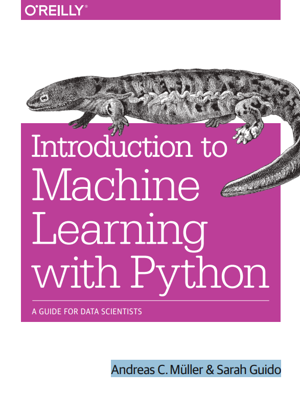 Cover for Introduction to Machine Learning with Python