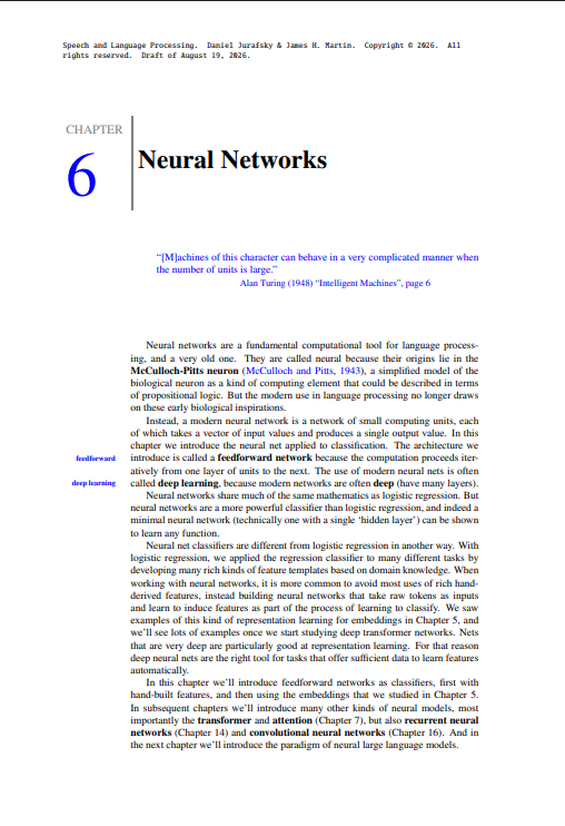 Cover for Neural Networks